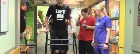 Local high school athlete learns to walk again after April crash (KMTV)