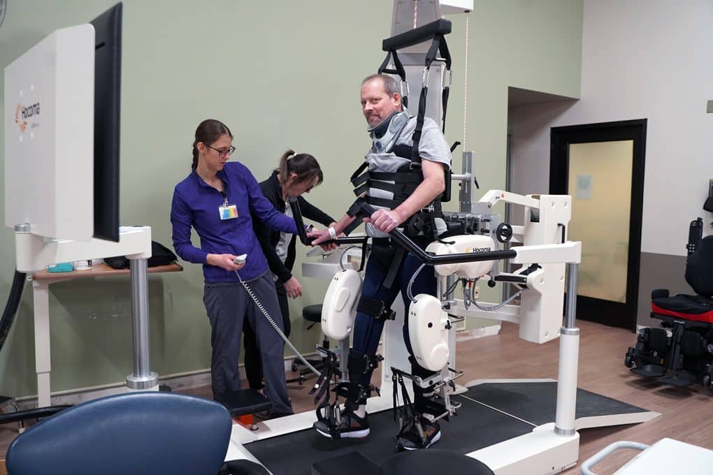 Hard work and humor help spinal cord injury survivor make remarkable recovery