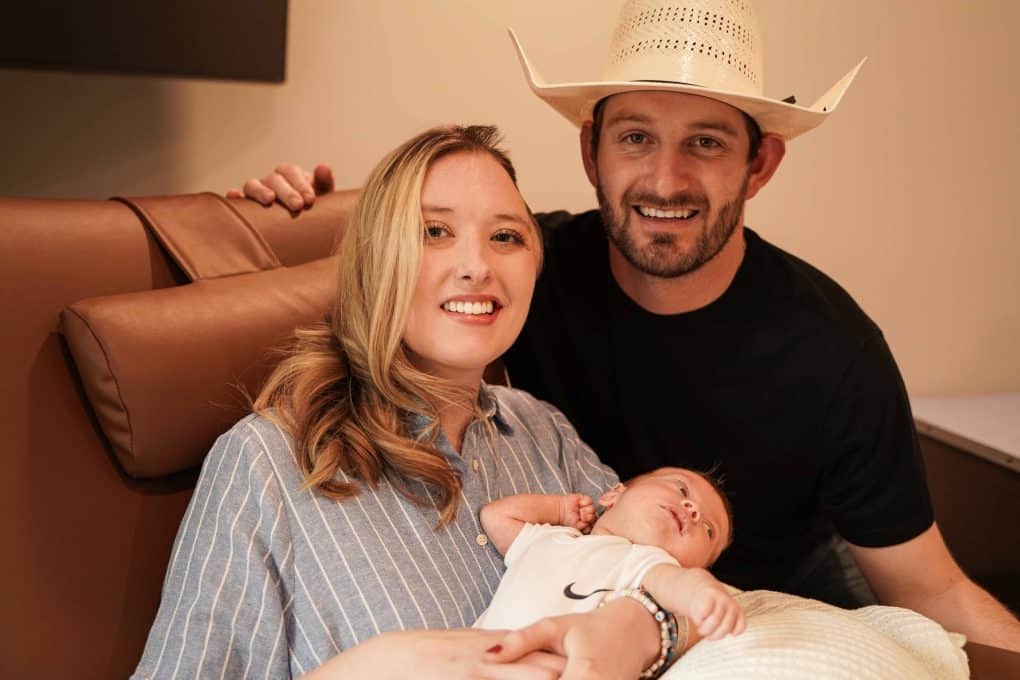New mom’s strength shines through brain injury recovery