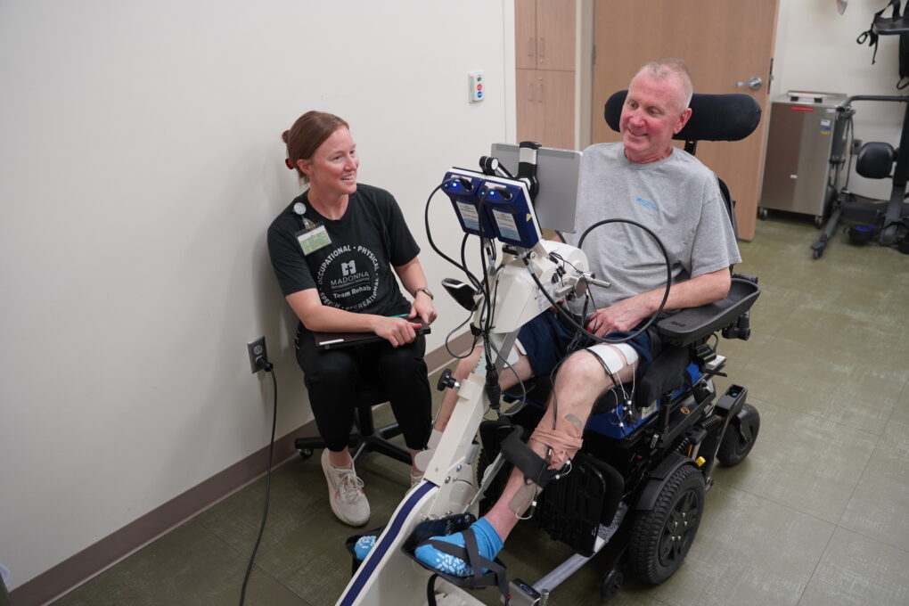 Nebraska father overcomes Guillain-Barré syndromewith Madonna continuum of care